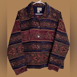 Vintage Coldwater Creek Woven Jacket